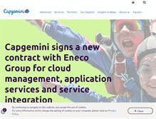 Tablet Screenshot of capgemini.com